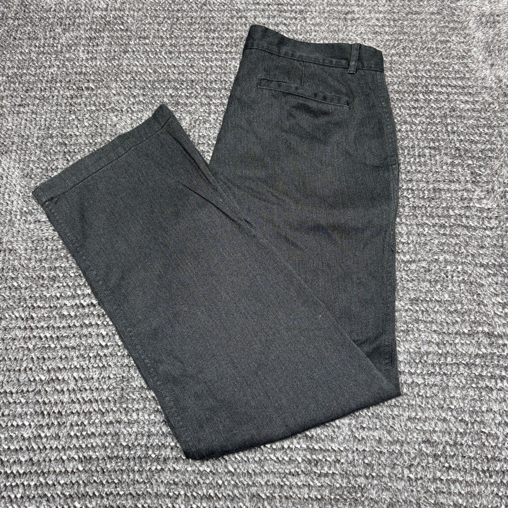 Vintage Old Navy Mens‎ Surplus Pants Size 34x32 Gray Herringbone Straight Leg